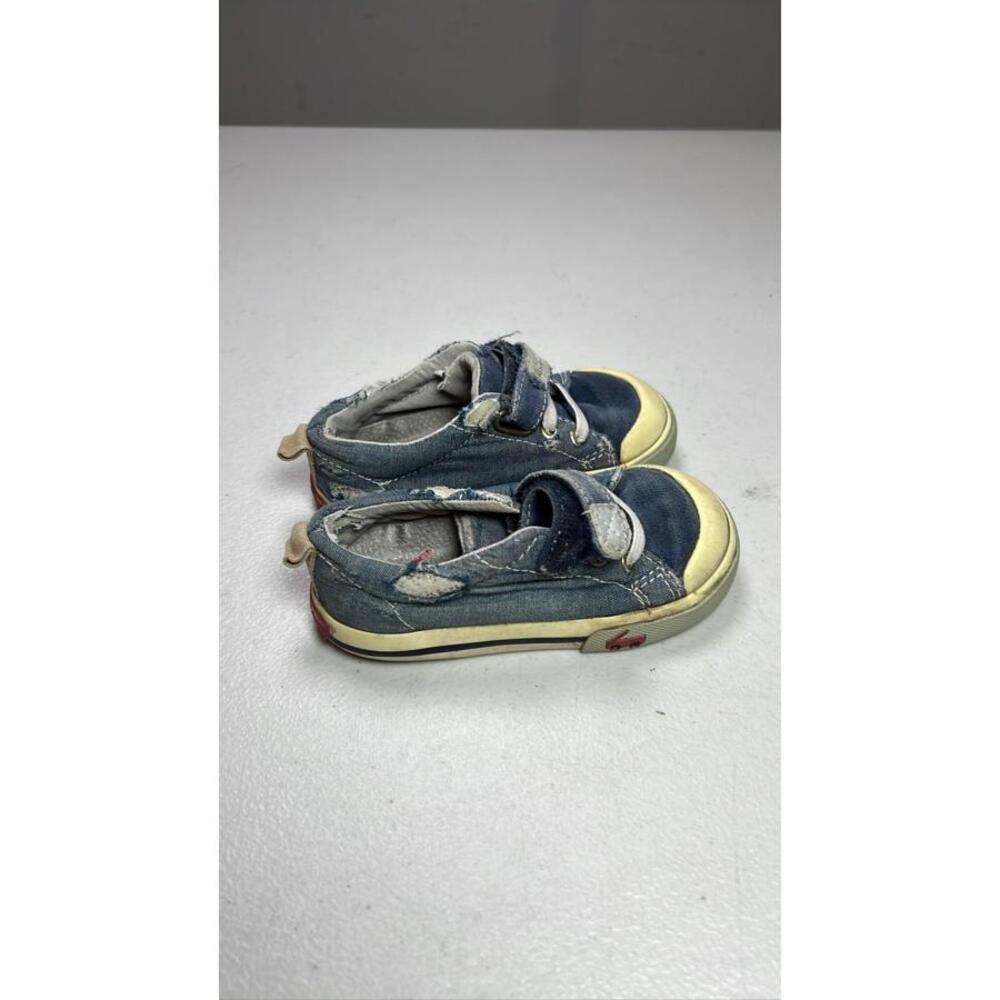 Kai Run Toddler Denim Slip On Sneakers Size 7